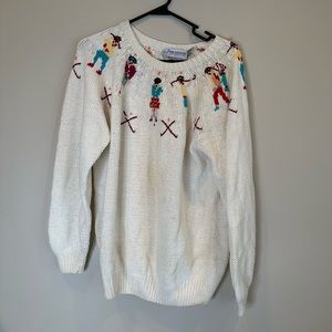 Breamar sweater women’s large hand knit vintage Scotland